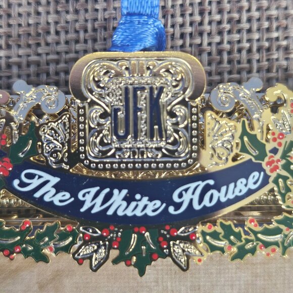Official 2020 White House Christmas Ornament Honoring JFK 35th President - Picture 8 of 9